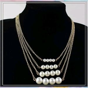 Pearl (faux) statement necklace Brand New